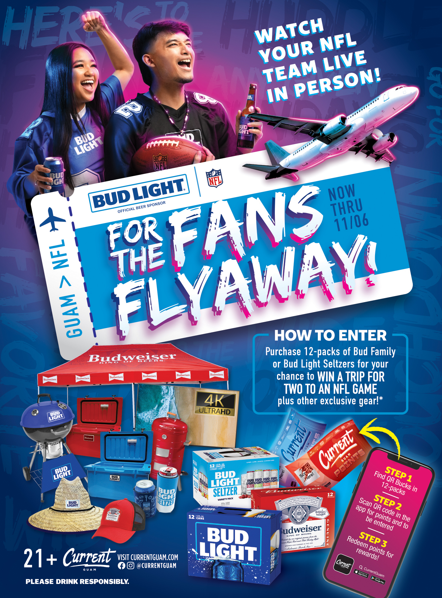 Bud Light NFL Squares Sweepstakes 2022  Sweepstakes Lovers: Sweepstakes  2022 - Travel Sweepstakes - Prizes